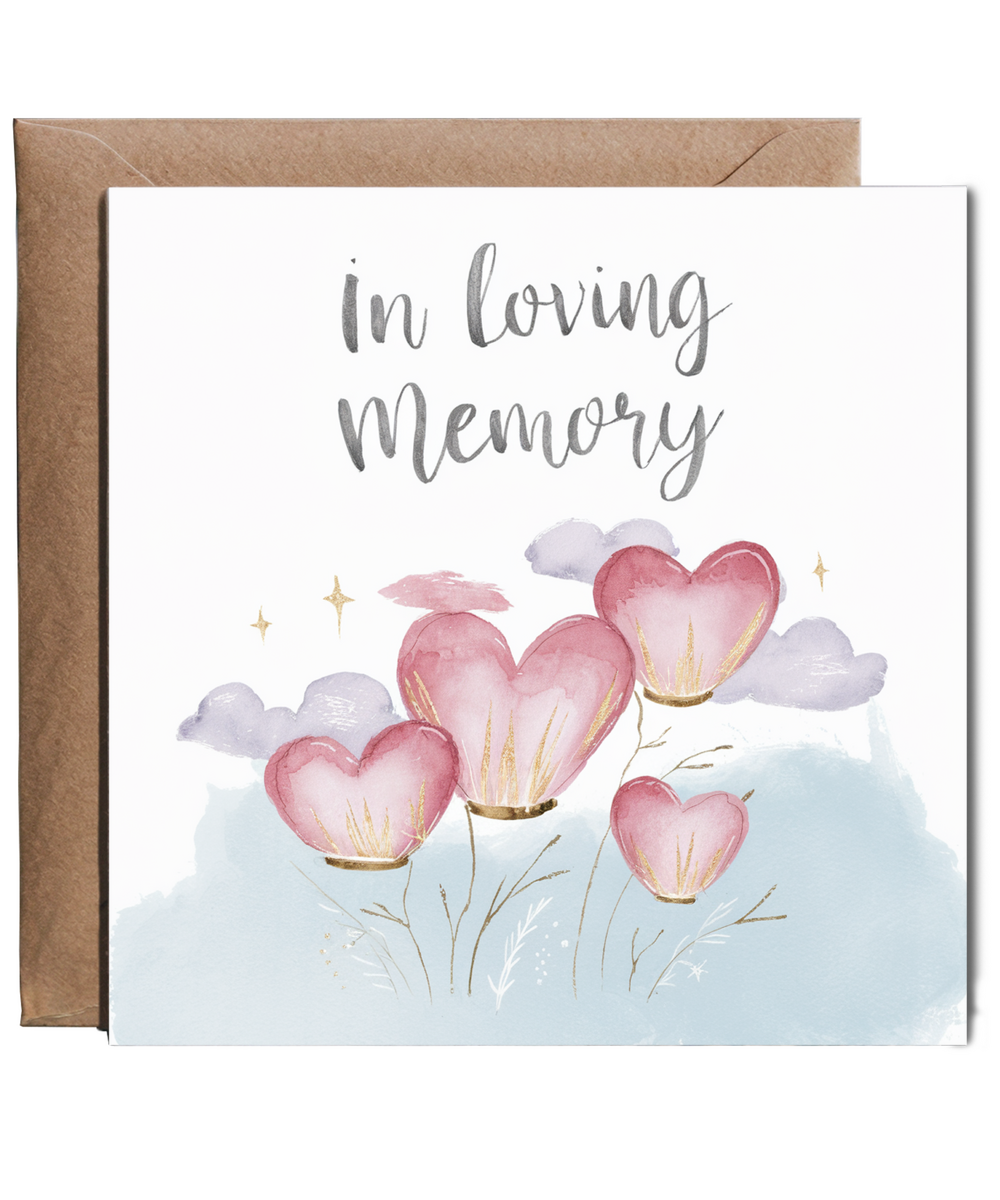 In Loving Memory Sympathy Card for a Loved Ones Anniversary