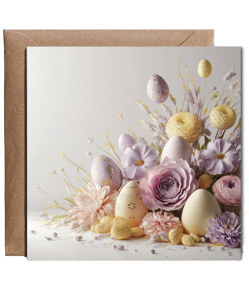 3D effect easter bouquet