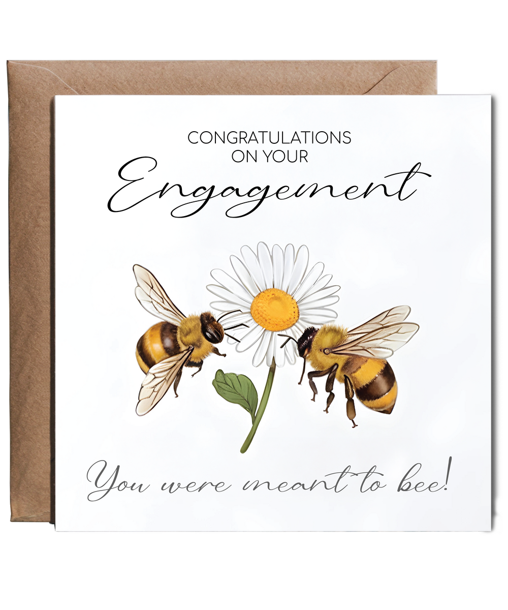 Congrats on your engagement you were meant to bee
