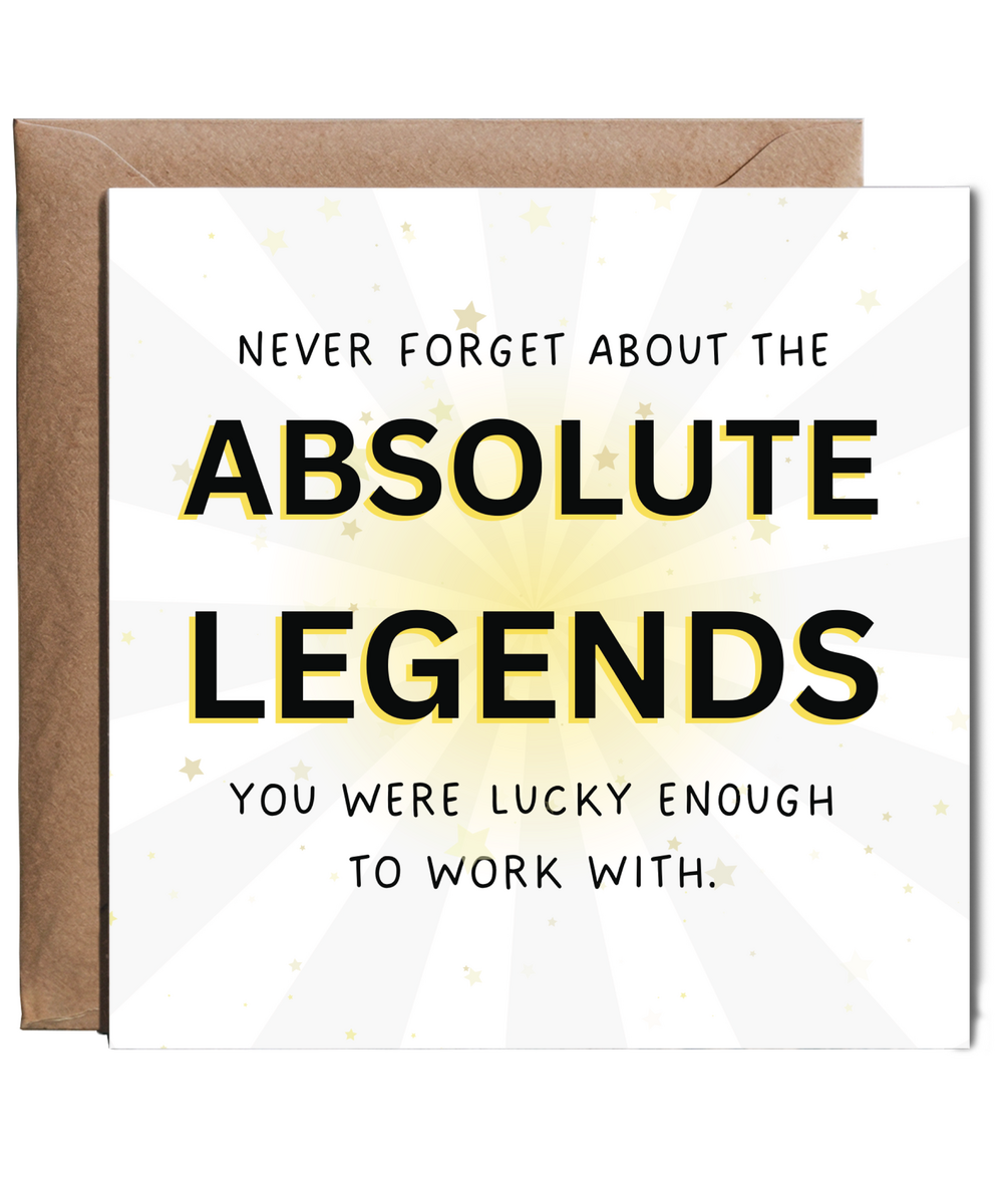 absolute work legends, new job