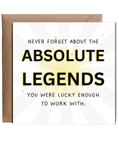 absolute work legends, new job
