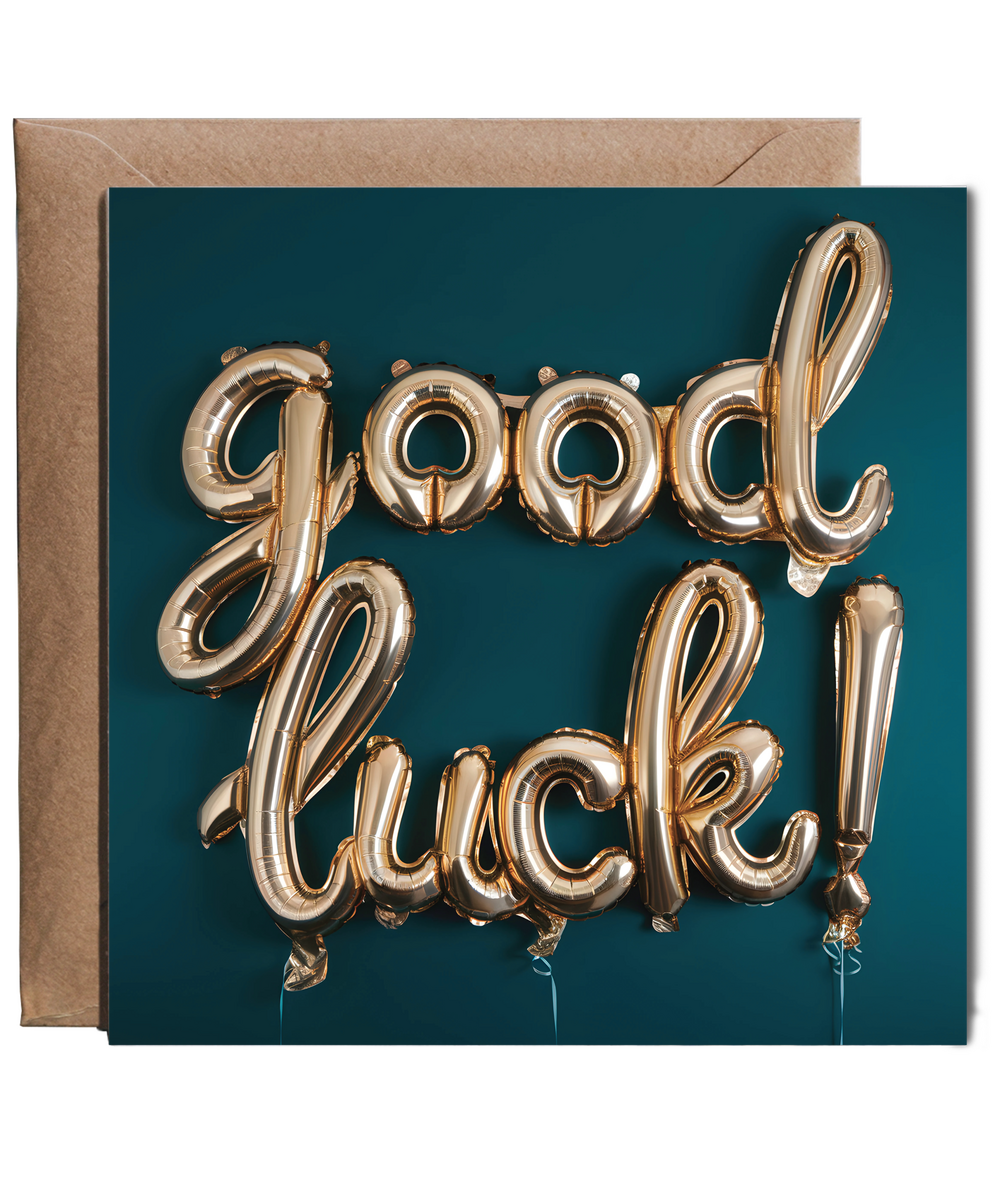 golden balloon good luck