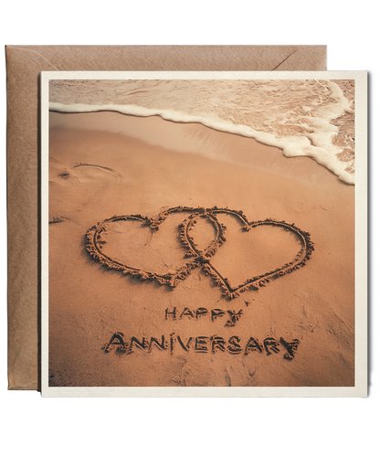happy anniversary beach