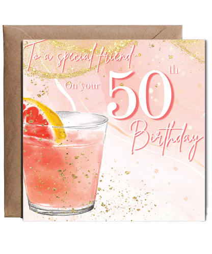 Cocktail 50th birthday