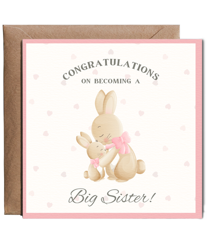 Congratulations on becoming a big sister