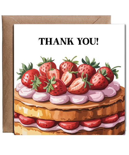 Thank you cake