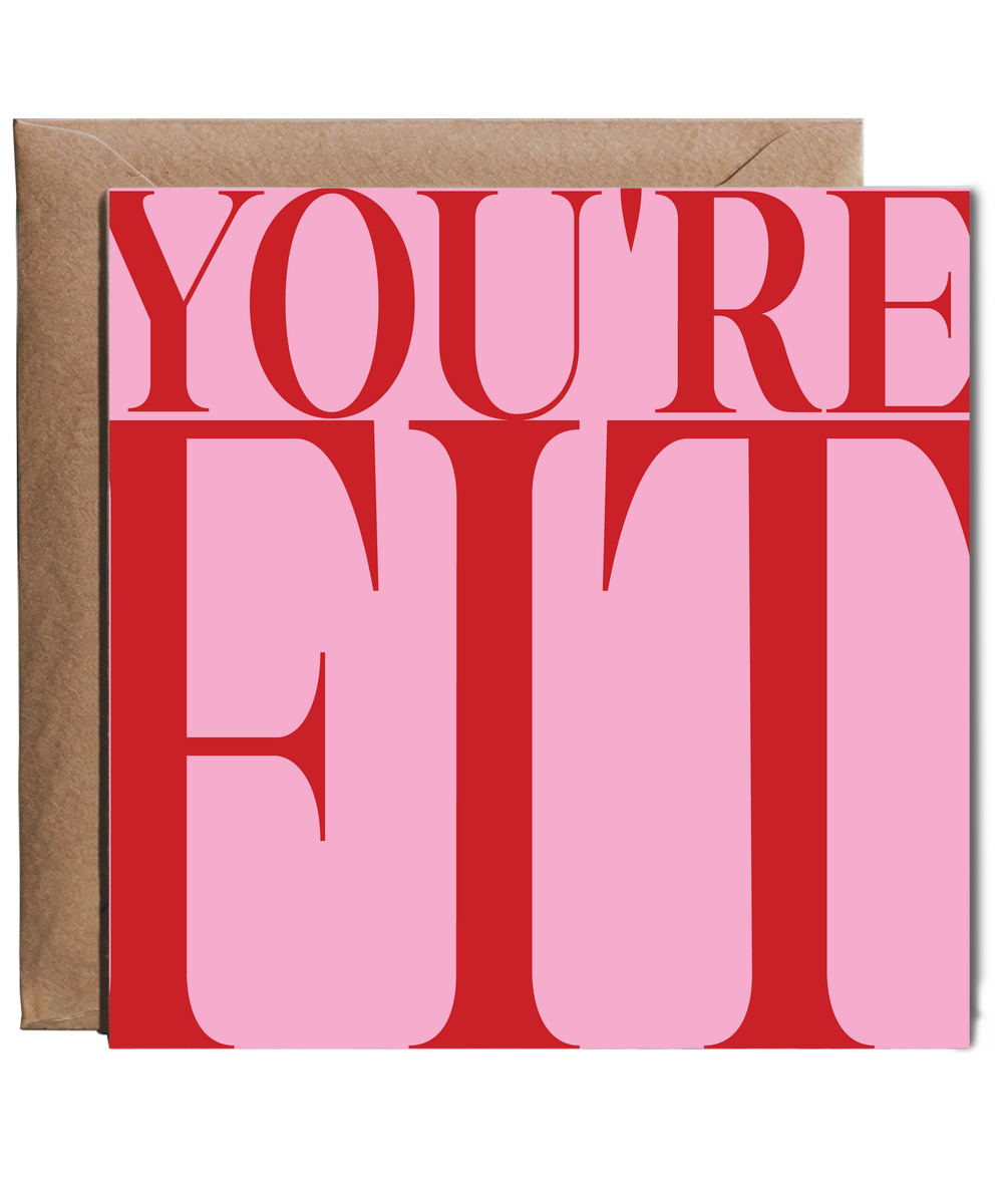 Pink and Red You're Fit