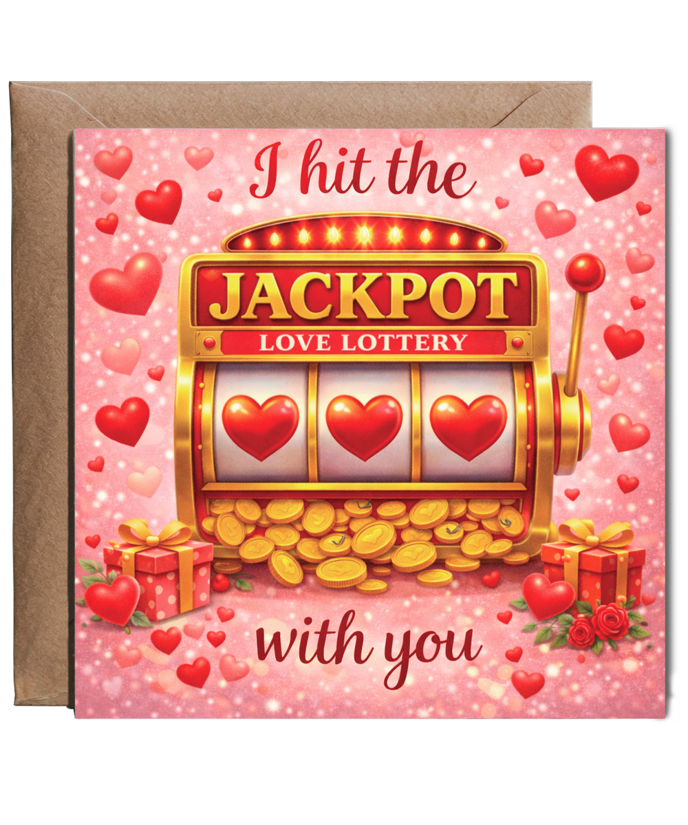 I hit the jackpot with you