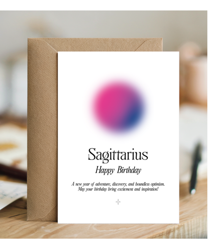 Happy Birthday Sagittarius Star Sign