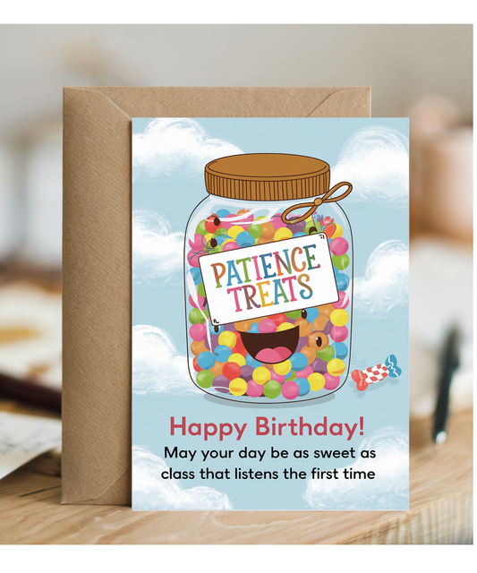 Birthday Card for Teacher Class That Listens the First Time