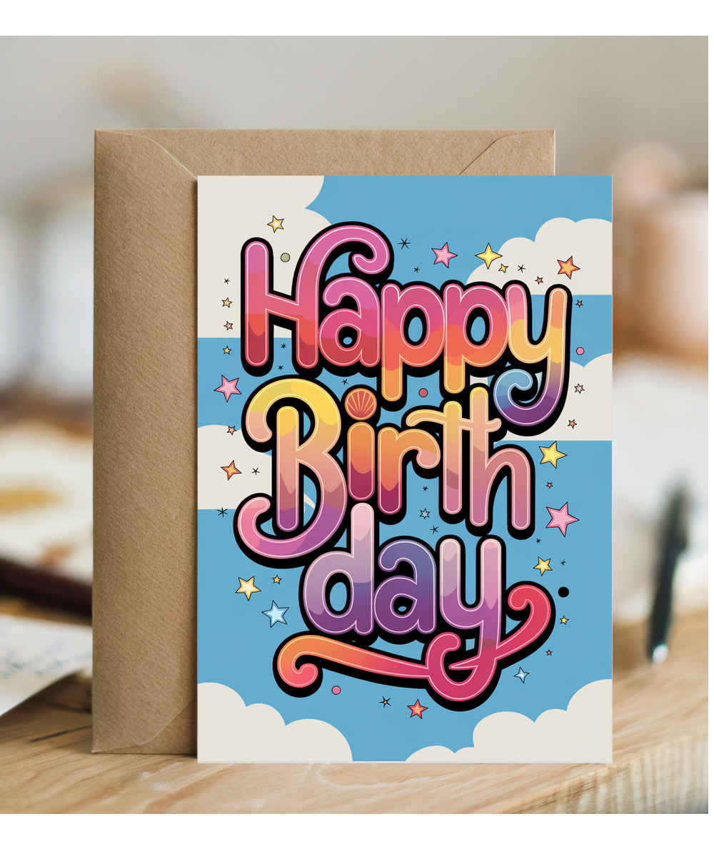 Funky Typography with Gradient Colors