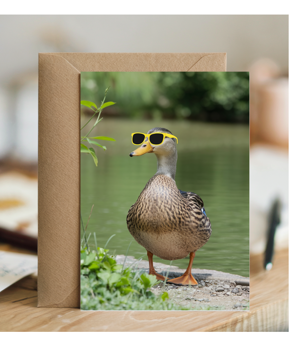 Duck in Bright Yellow Shades