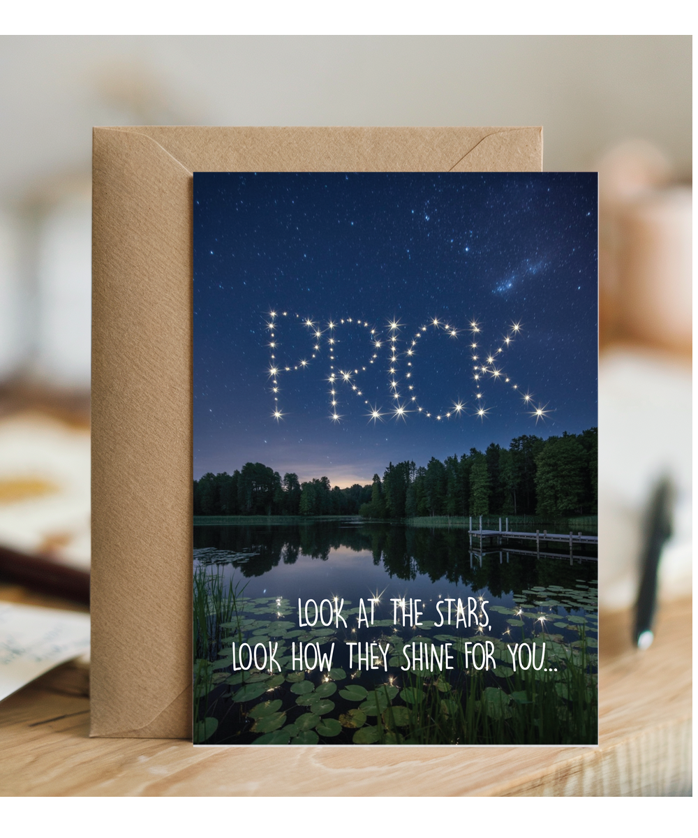 Look at the stars prick