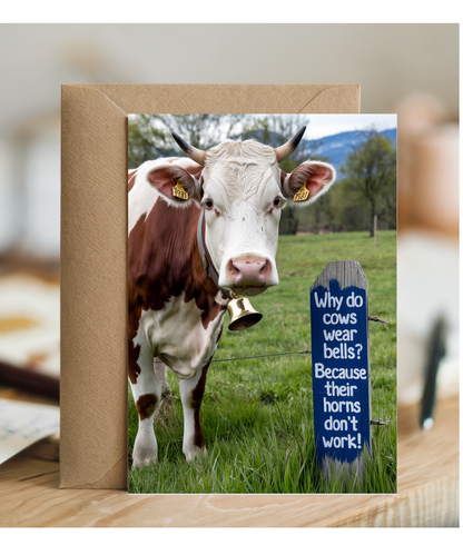 Why do cows wear bells? Because their horns don’t work!