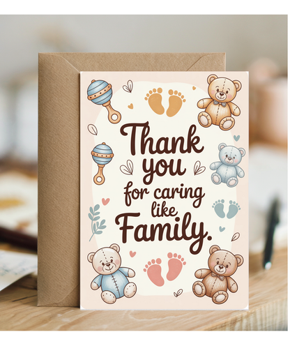 Thank you for caring like family