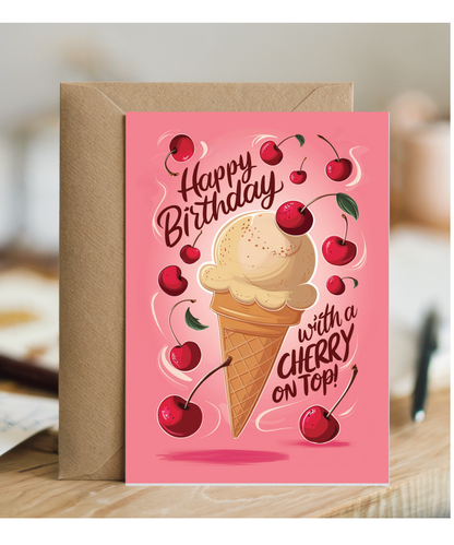 Happy Birthday with a cherry on top