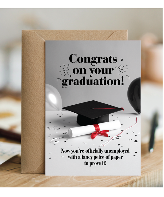 Congrats on your graduation