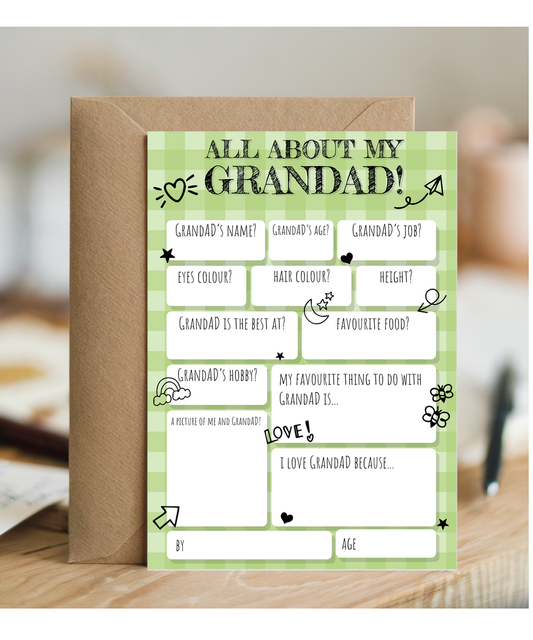 All about Grandad fill in