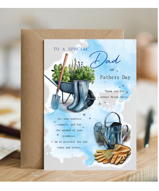 To a Special Dad Gardening Theme