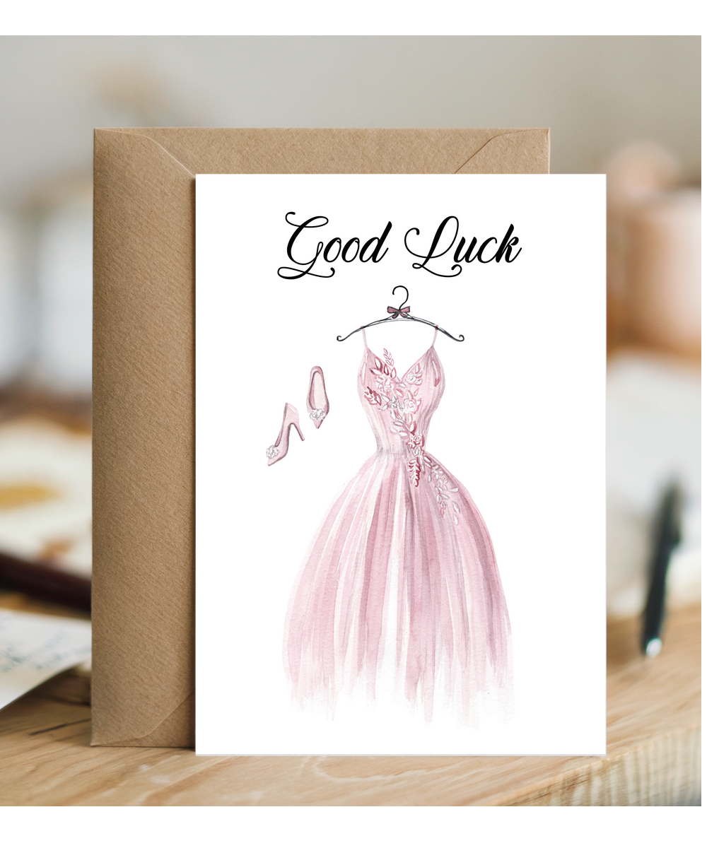 Good Luck Card for Dance Exams Performances Shows Competitions