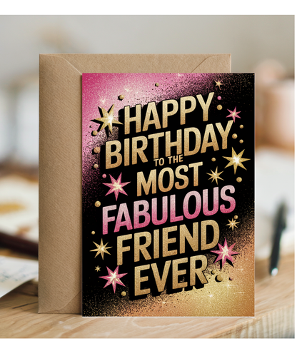 Happy Birthday to the Most Fabulous Friend Ever