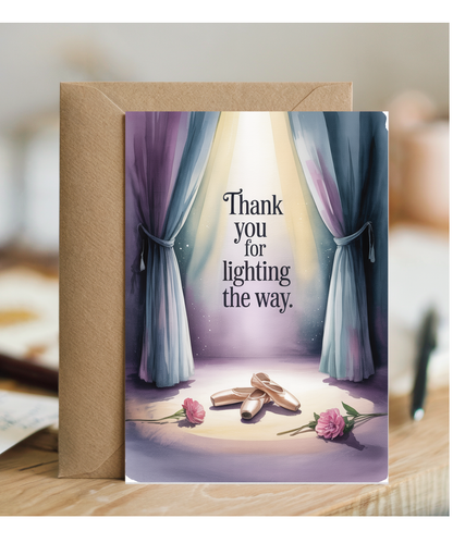 Thank you for lighting the way