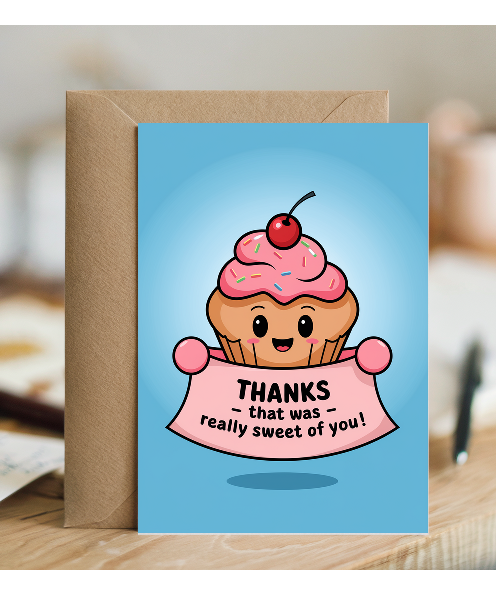 Thanks Card That Was Really Sweet of You