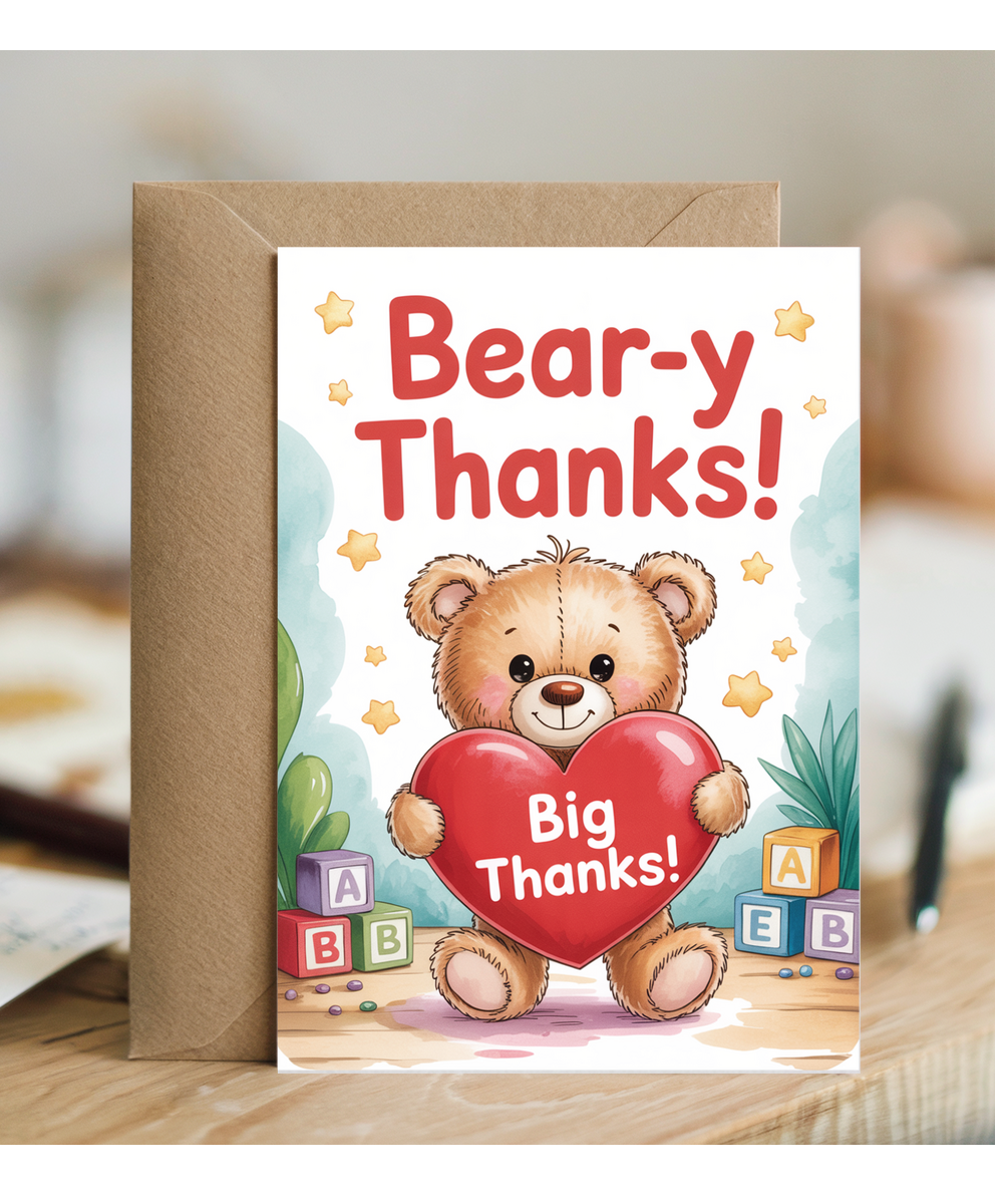 Nursery teacher Beary big hug