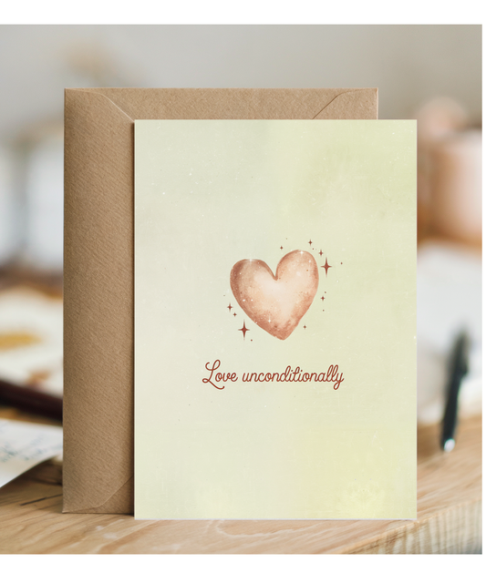 Anniversary Card for husband wife Love Unconditionally