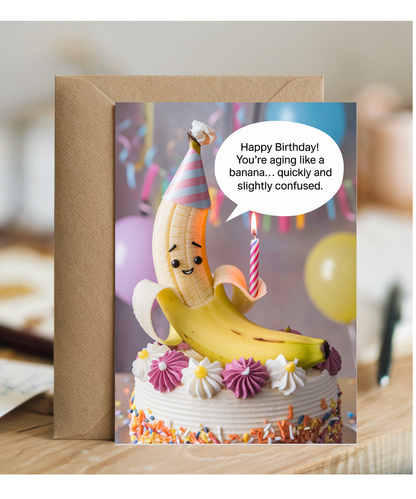 Happy Birthday! You’re Aging Like a Banana… Quickly and Slightly Confused