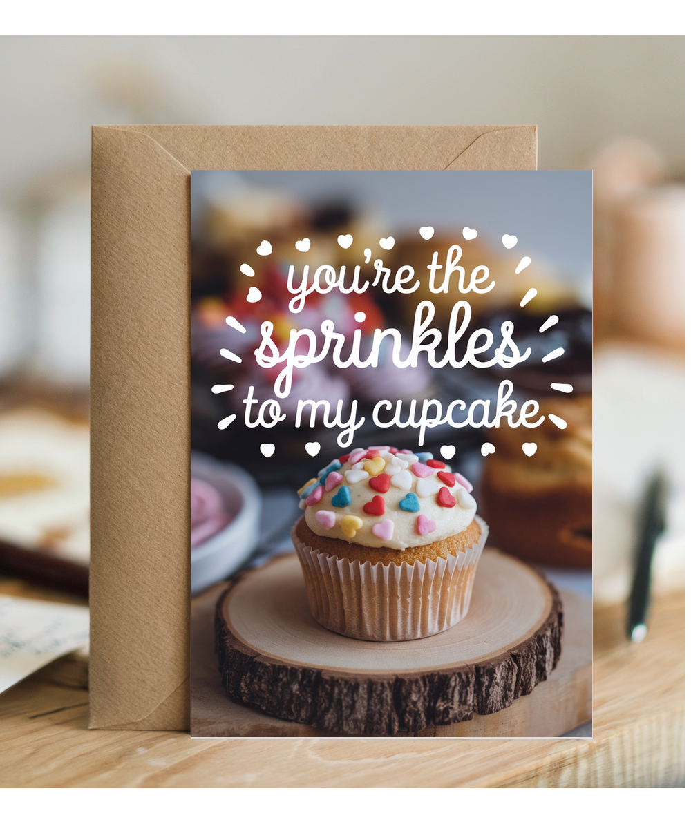 You’re the sprinkles to my cupcake