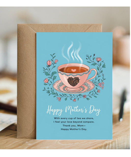 Mothers Day Card Love beyond compare Traditional poem