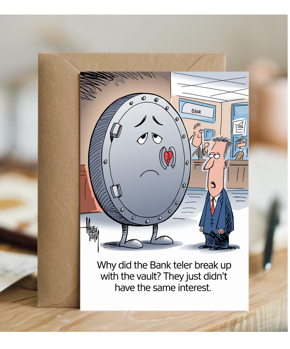Why did the bank teller break up with the vault? They just didn’t have the same interest.