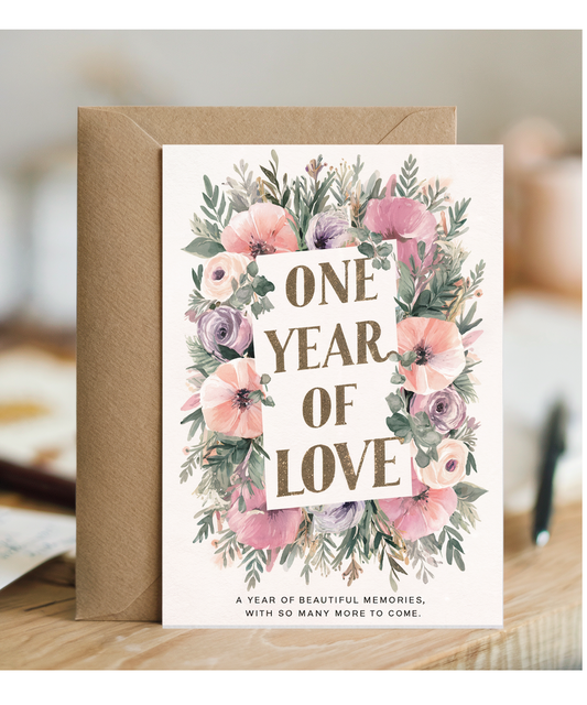 One Year of Love A year of beautiful memories