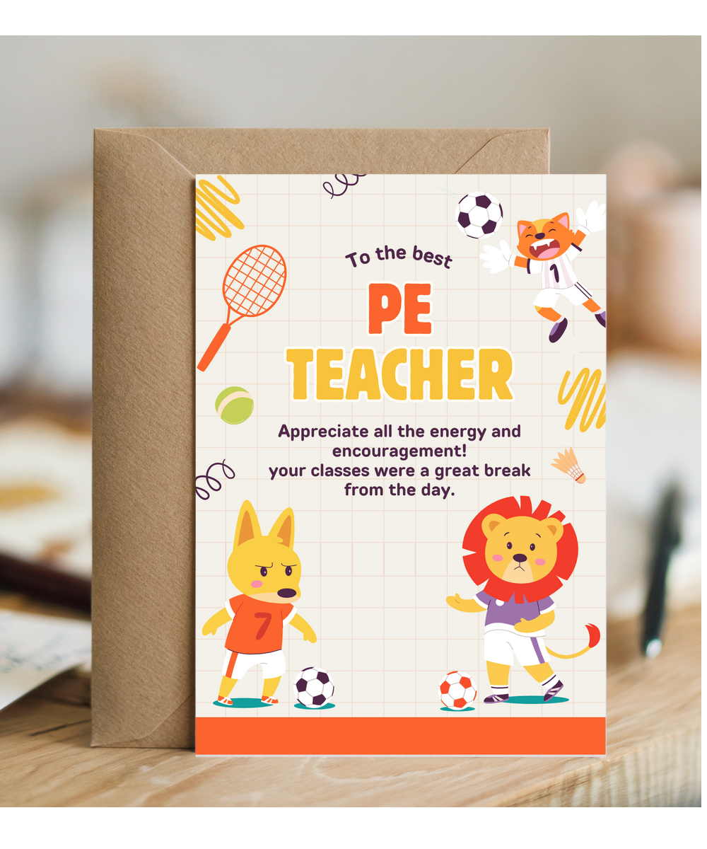 To the best pe teacher