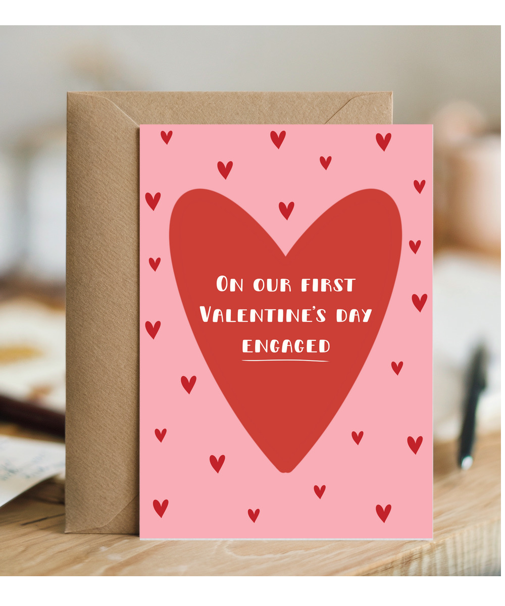 On our first Valentine's day engaged