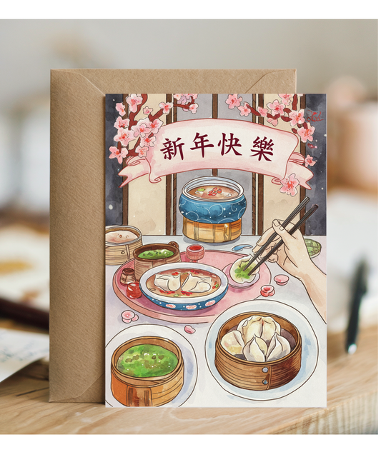 Chinese New Year with Festive Food