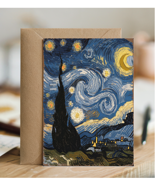 Van Gogh style Card