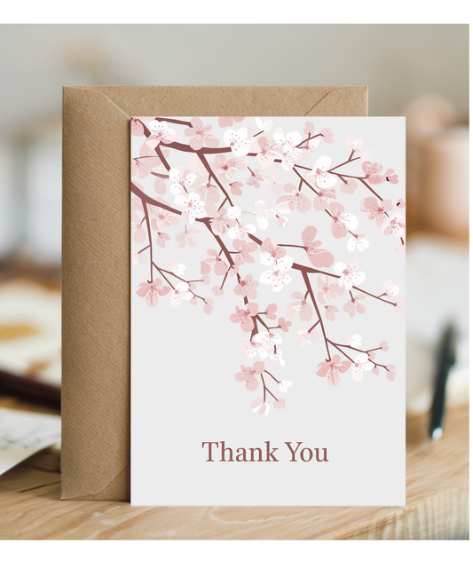 Thank You - Cherry Blossom Branches