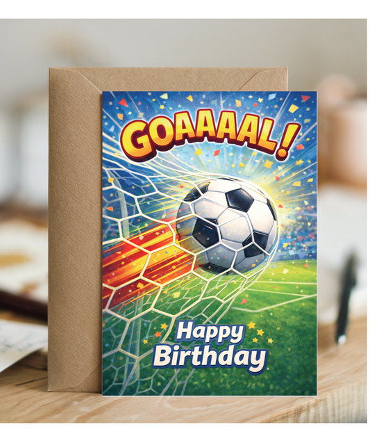 Happy Birthday Football Goal