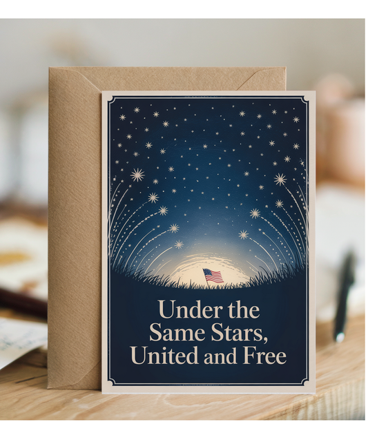 Under the same stars united and free
