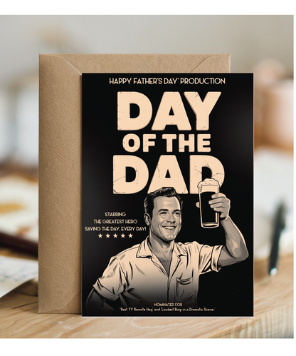 father's day card production day of the dad movie poster