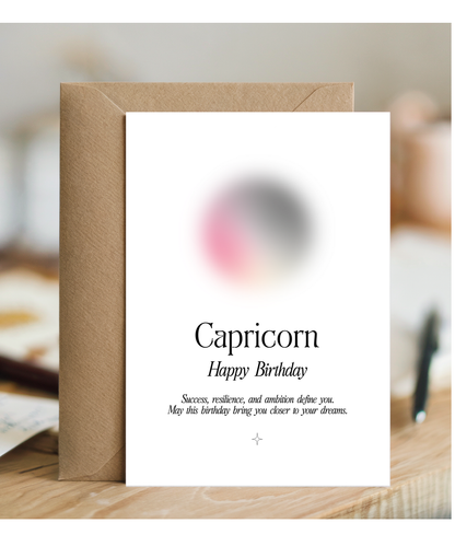 Happy Birthday Capricorn Star Sign