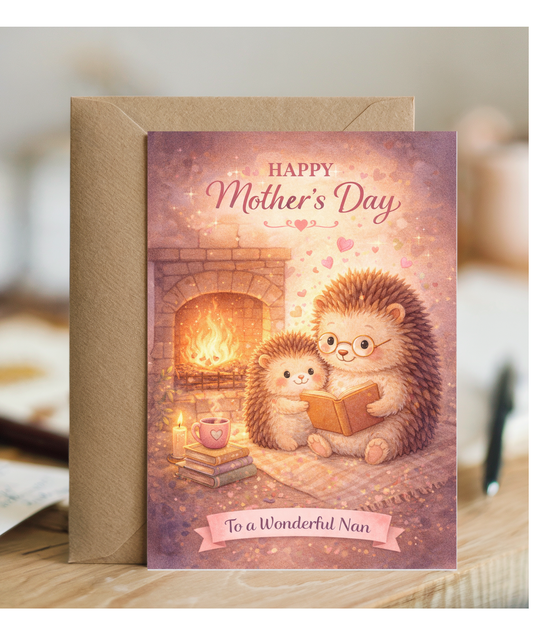 Happy Mother's day to a wonderful nan adorable hedgehog