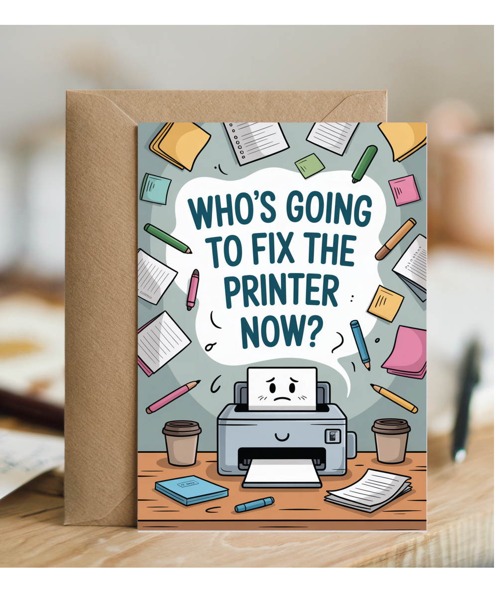 Whose going to fix the printer now
