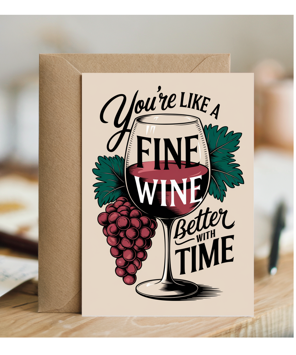 You’re Like a Fine Wine Better with Time