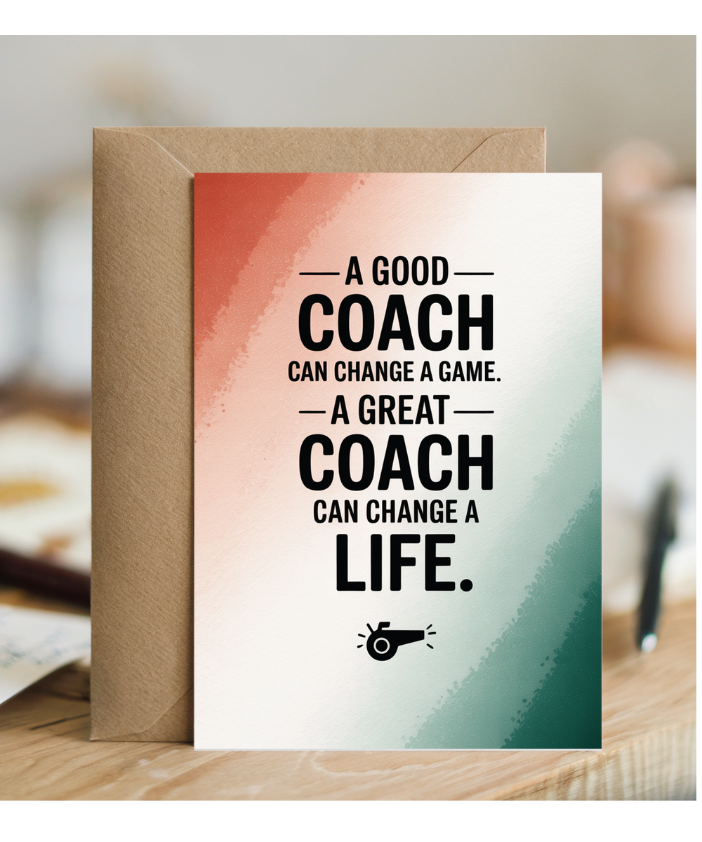 A great coach can change a life