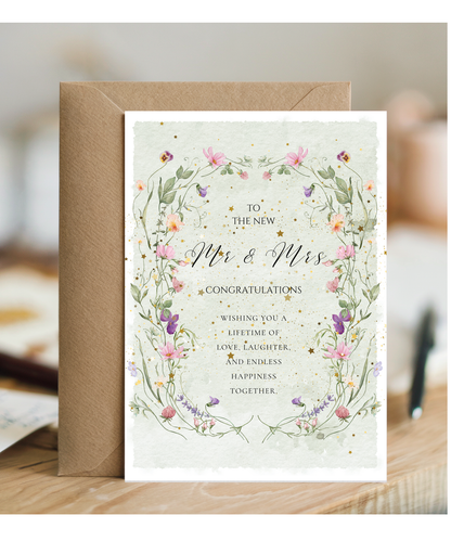 A5 To the new Mr & Mrs