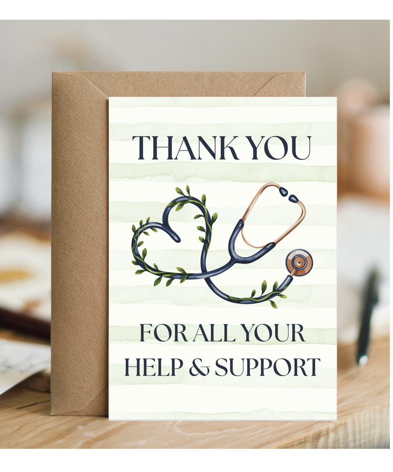 thank you for all your help and support stethoscope