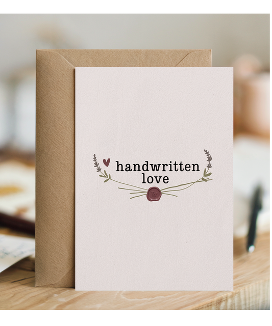 Handwritten Love valentines day